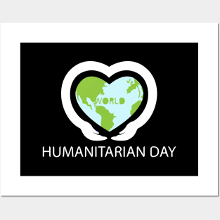 World  humanitarian day Posters and Art